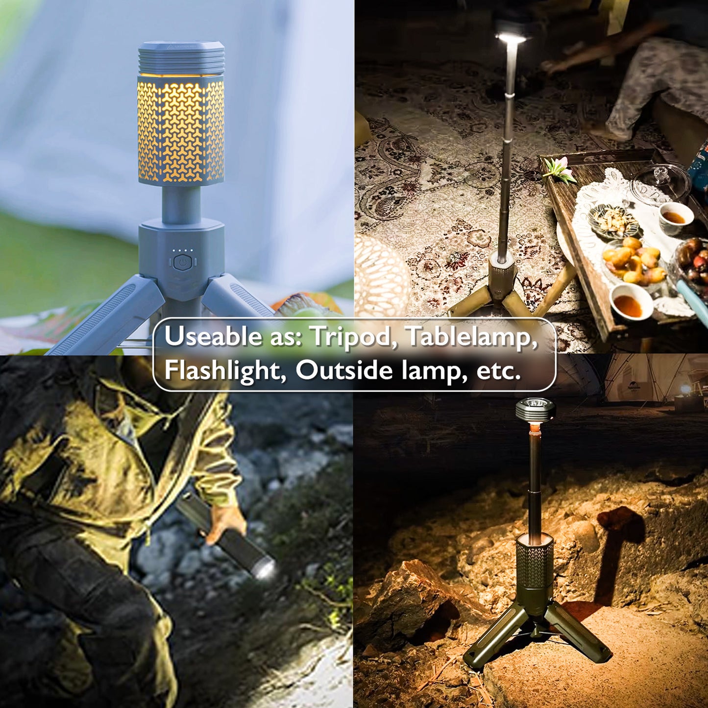 usecases retractable camping light