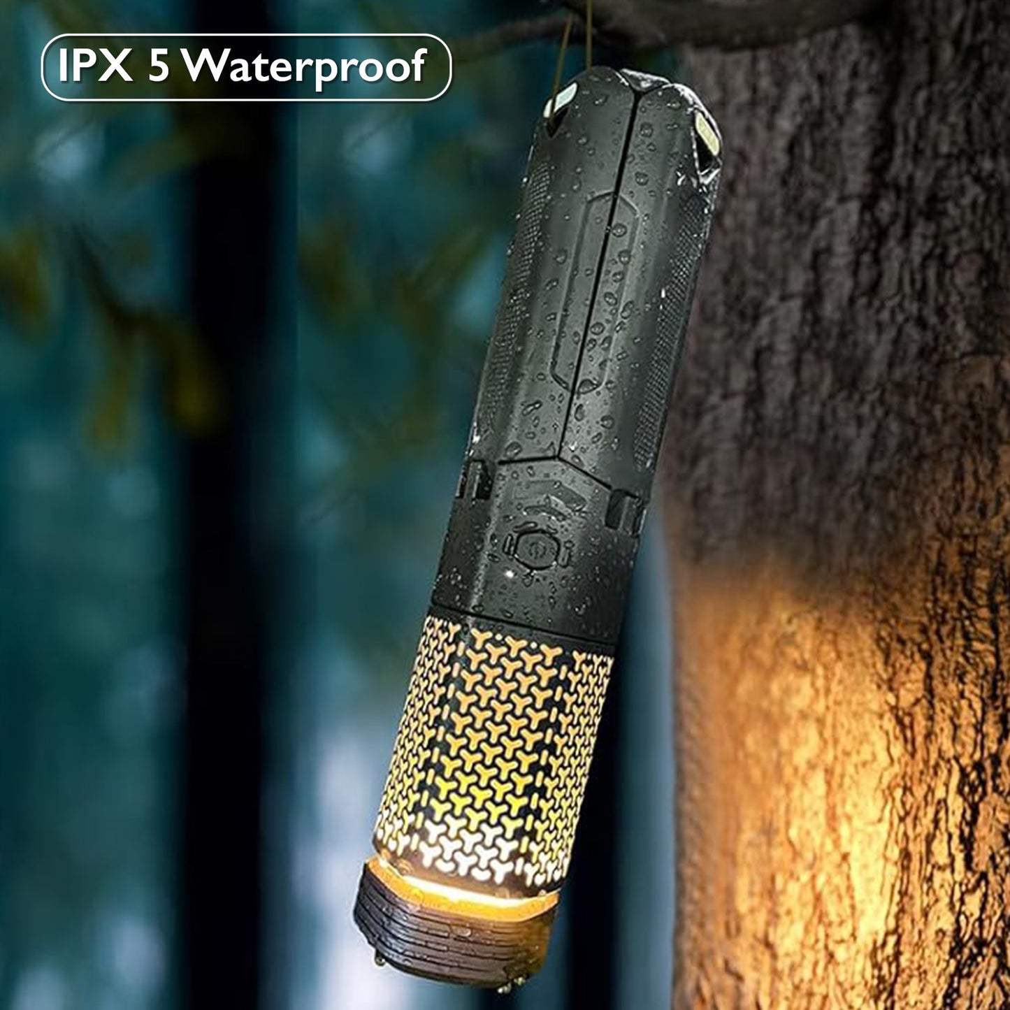 waterproof retractable camping light