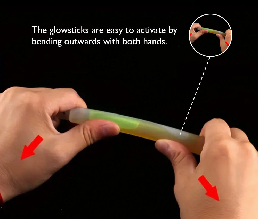 Usage of the emergency glowlights