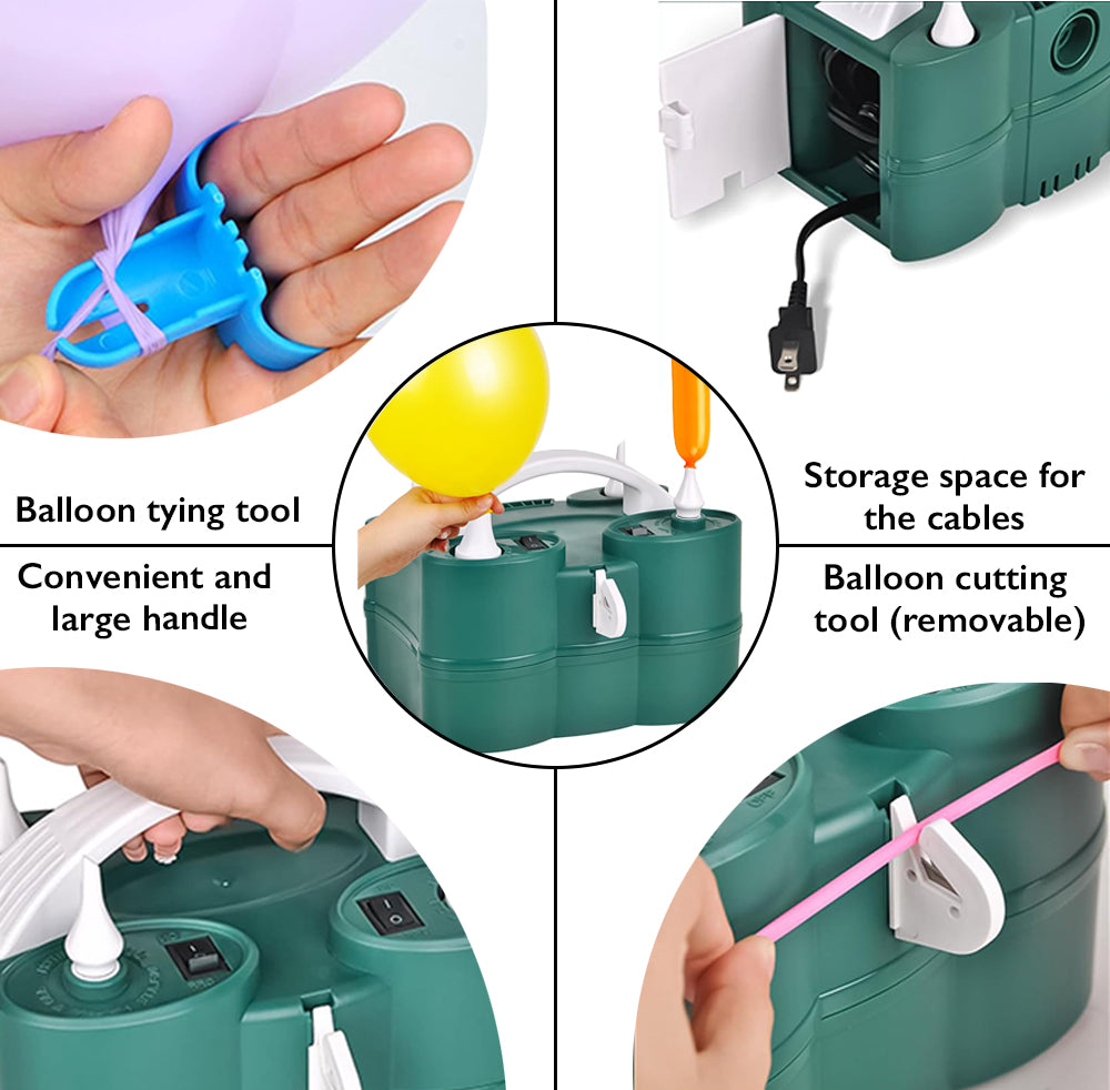 3-in-1 Elektrische Ballonnenpomp – Luchtbedpomp