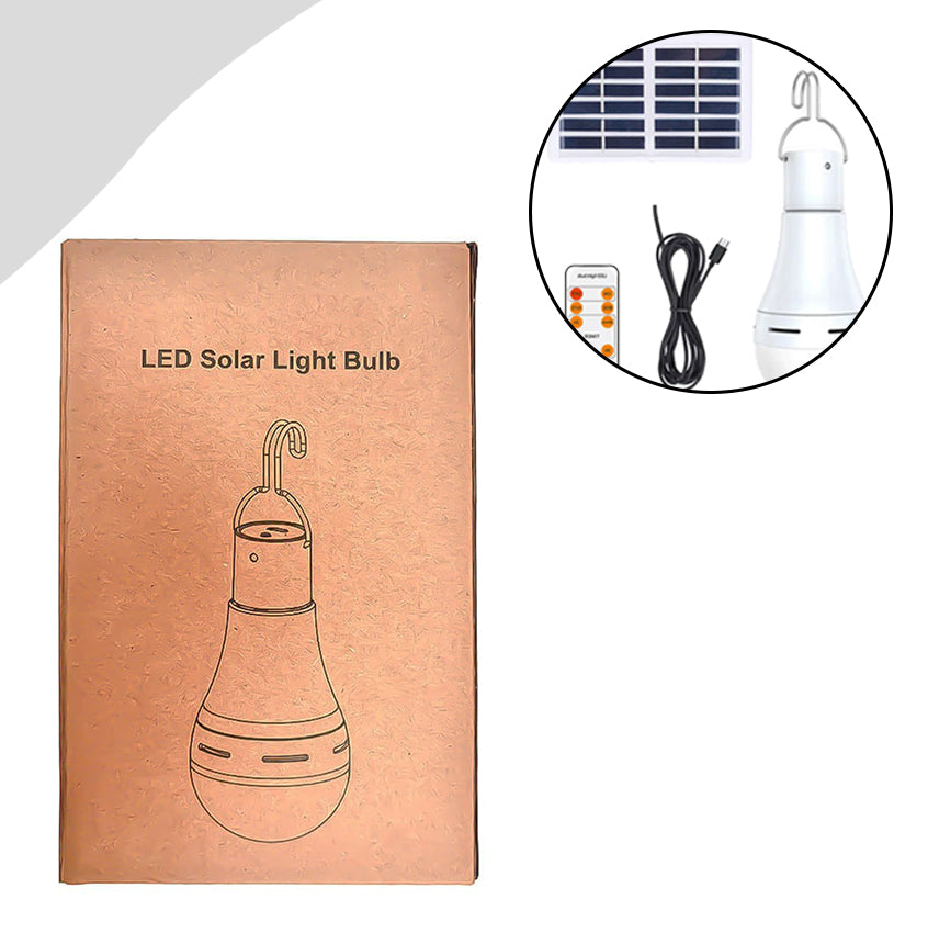 LED lamp met zonnepaneel