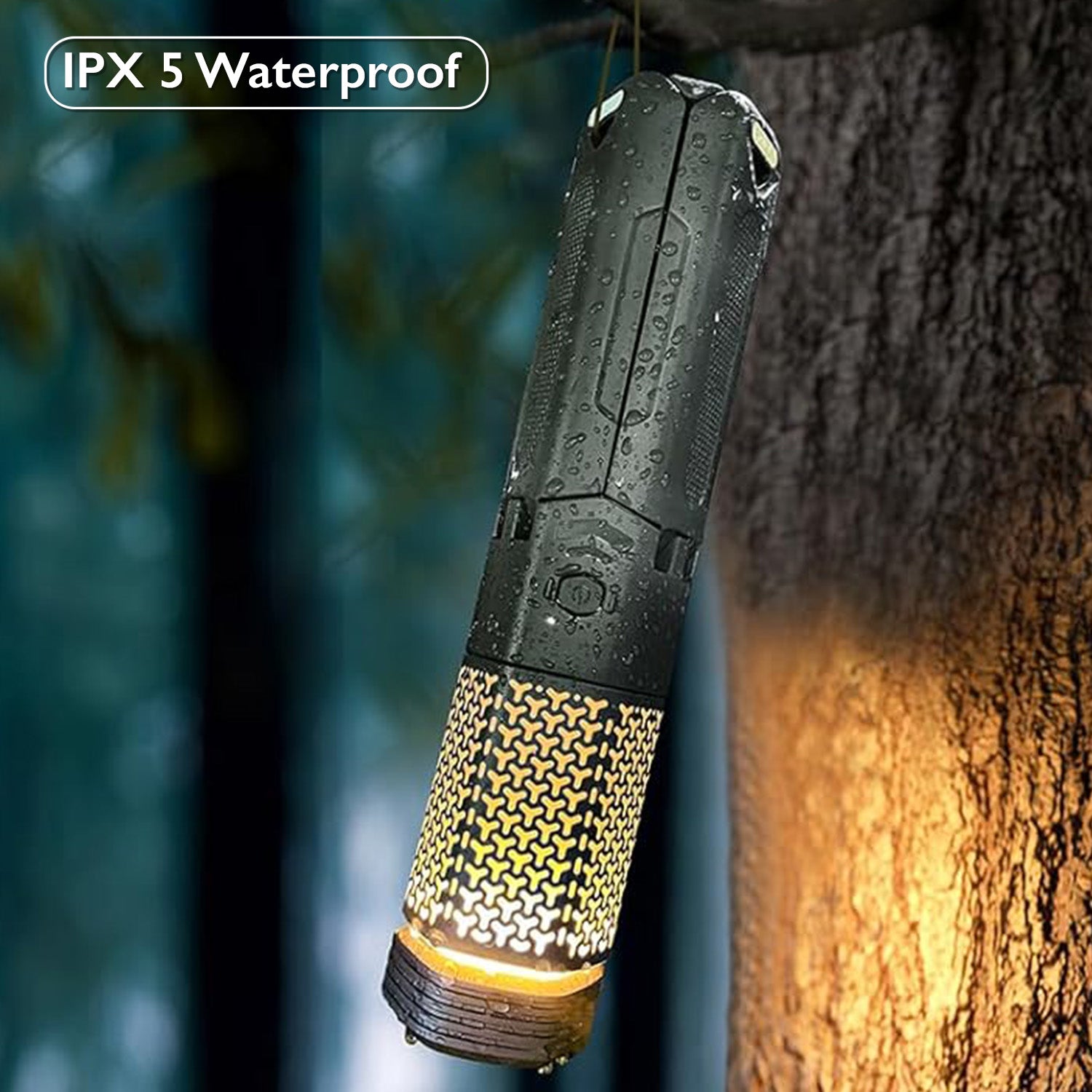 waterproof retractable camping light